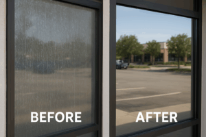 How to Remove Hard Water Scratches From Glass (What Works and What Doesn’t)